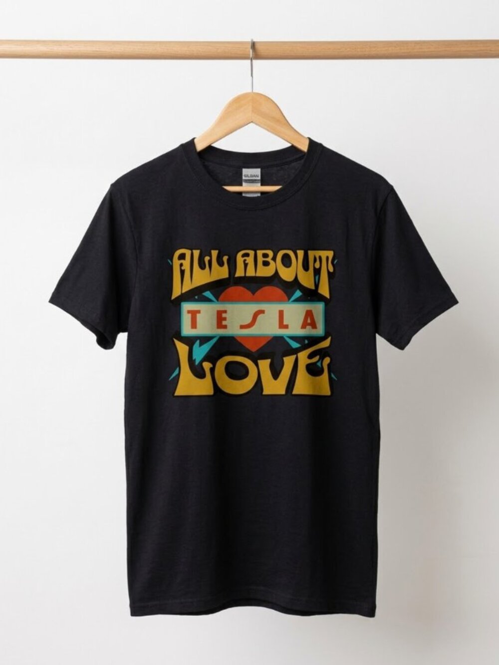 New! Tesla Concert T-Shirt 40th Anniversary Tour 2026 Band Reprint